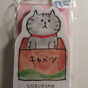 Kitty cat sticky notes